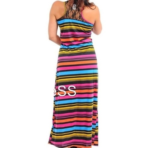striped maxi dress - Picture 2 of 2